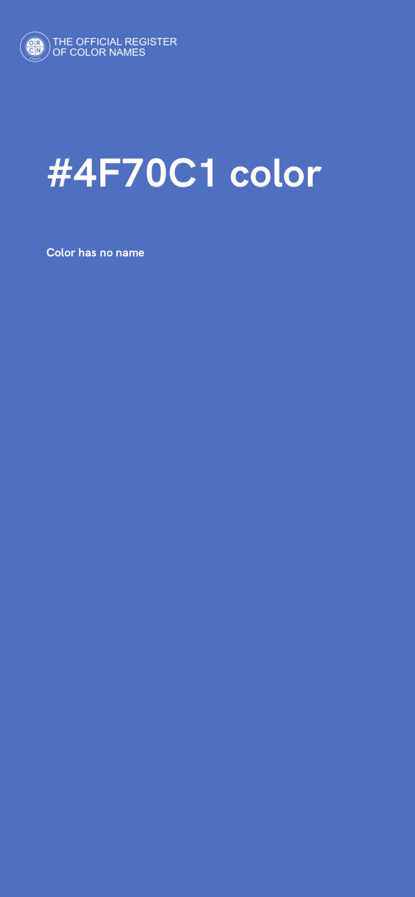 #4F70C1 color image