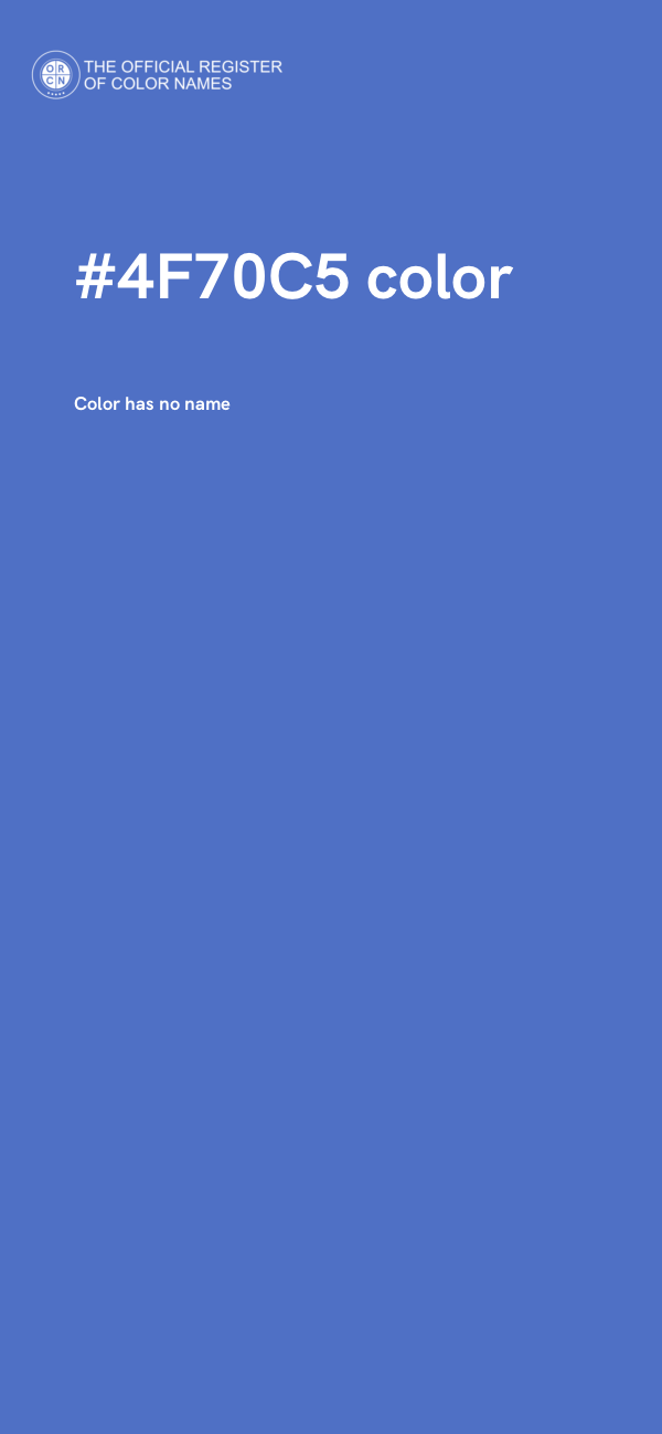 #4F70C5 color image