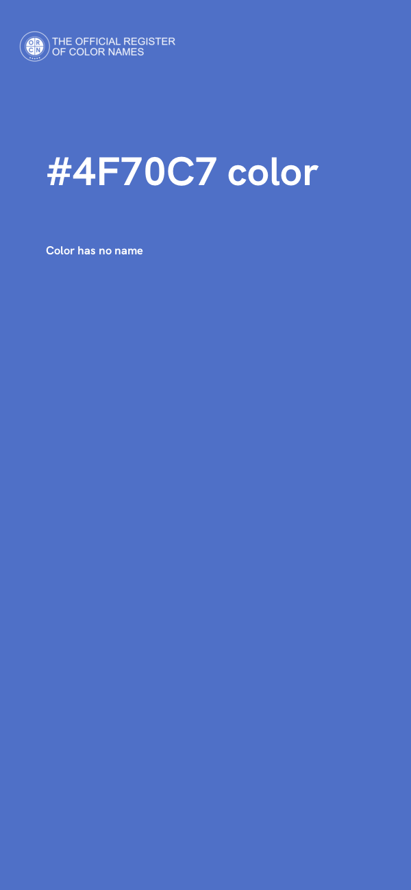 #4F70C7 color image