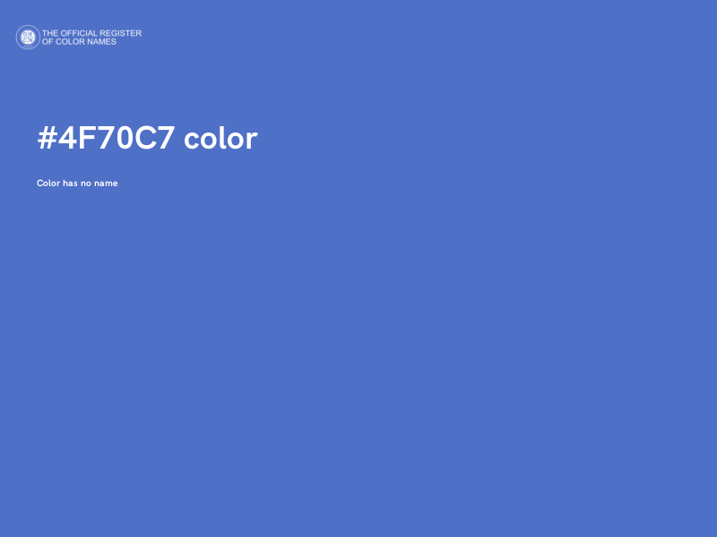 #4F70C7 color image