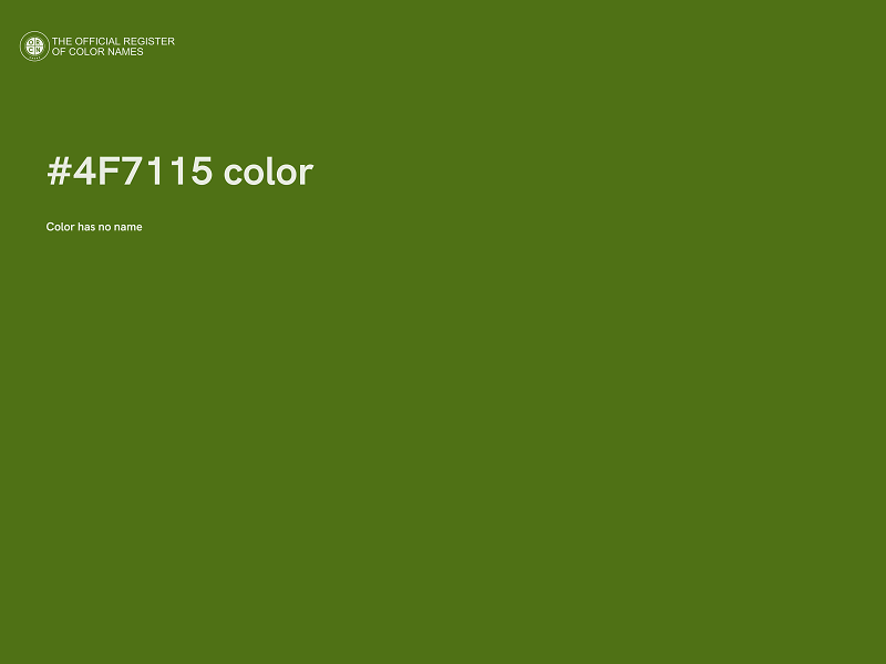 #4F7115 color image