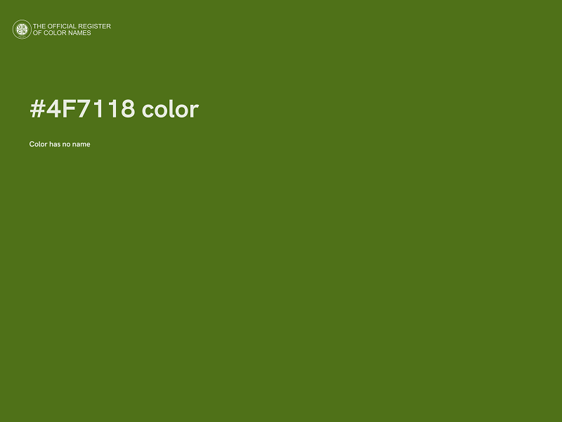 #4F7118 color image