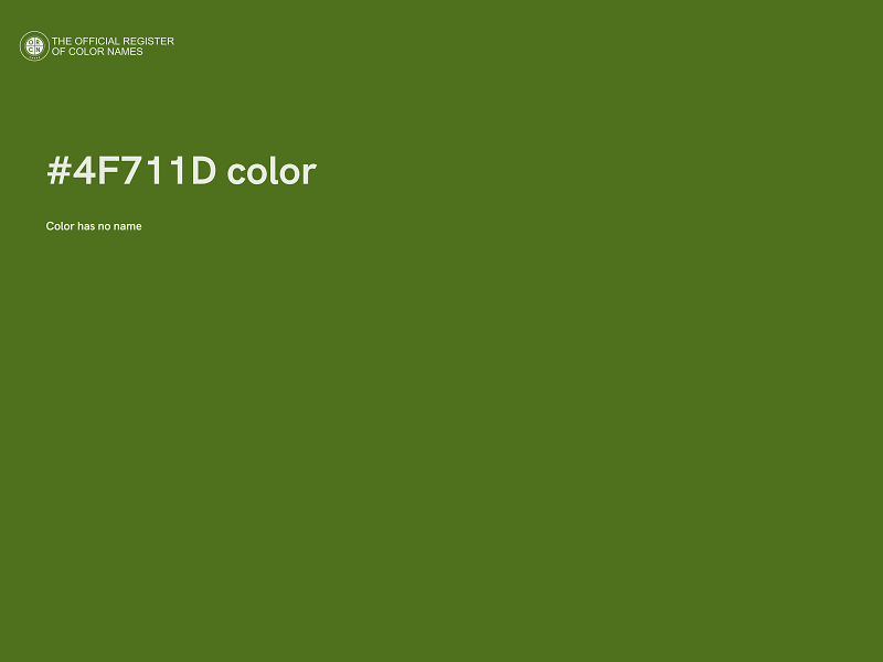 #4F711D color image