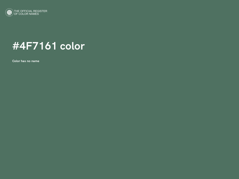 #4F7161 color image