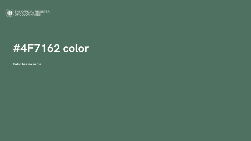 #4F7162 color image