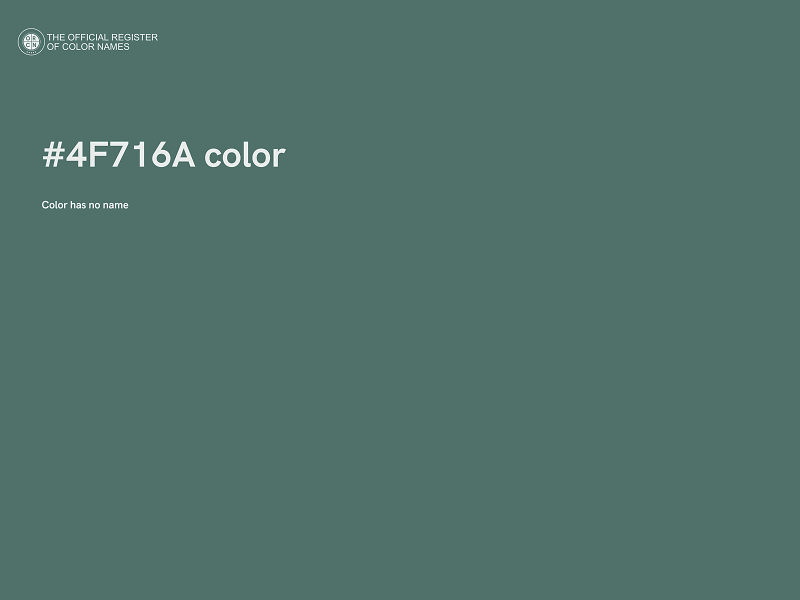 #4F716A color image