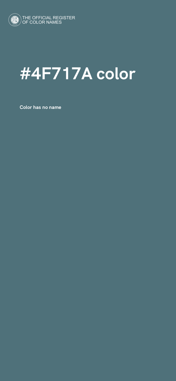 #4F717A color image
