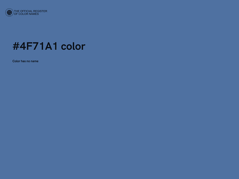 #4F71A1 color image