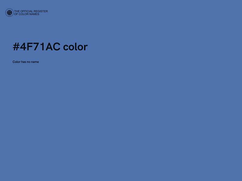#4F71AC color image