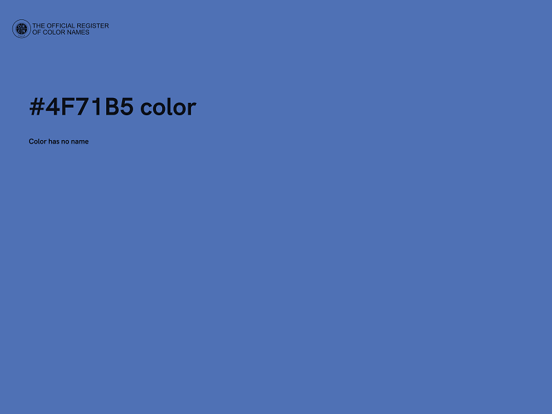 #4F71B5 color image