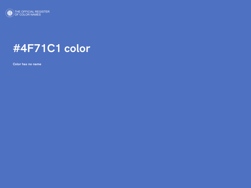 #4F71C1 color image
