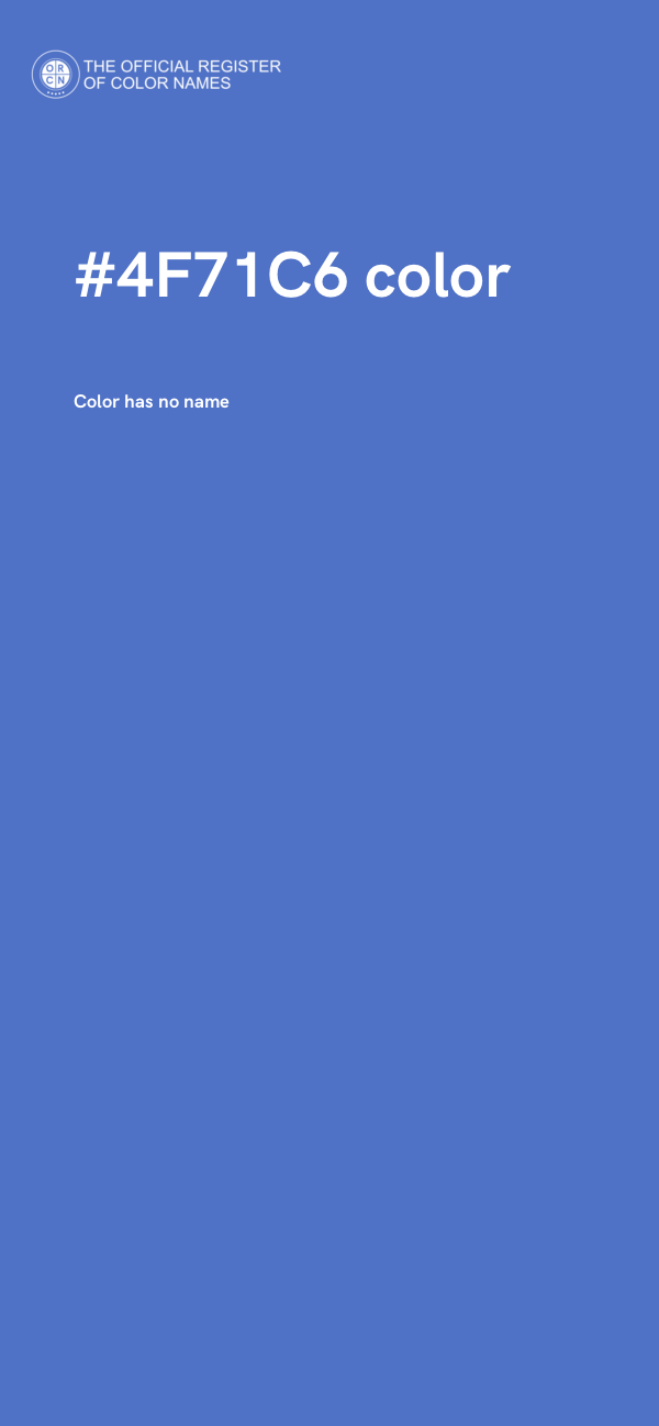 #4F71C6 color image