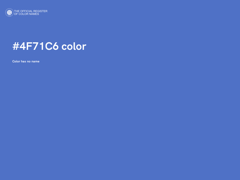 #4F71C6 color image