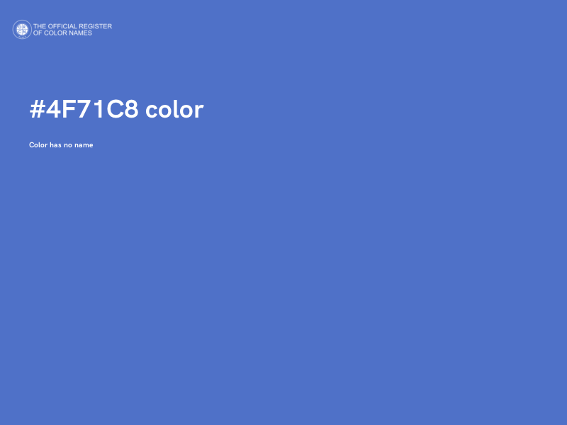 #4F71C8 color image