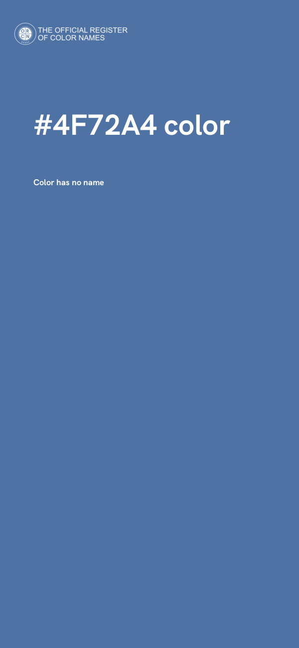#4F72A4 color image
