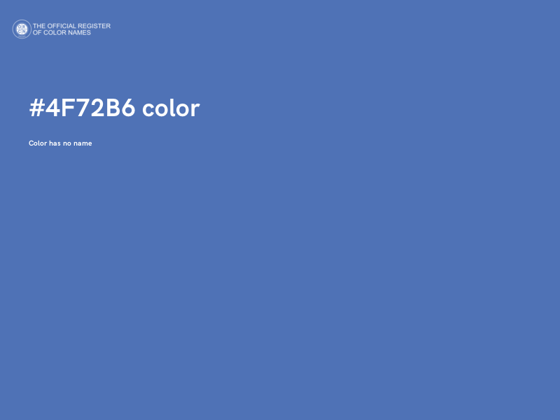 #4F72B6 color image