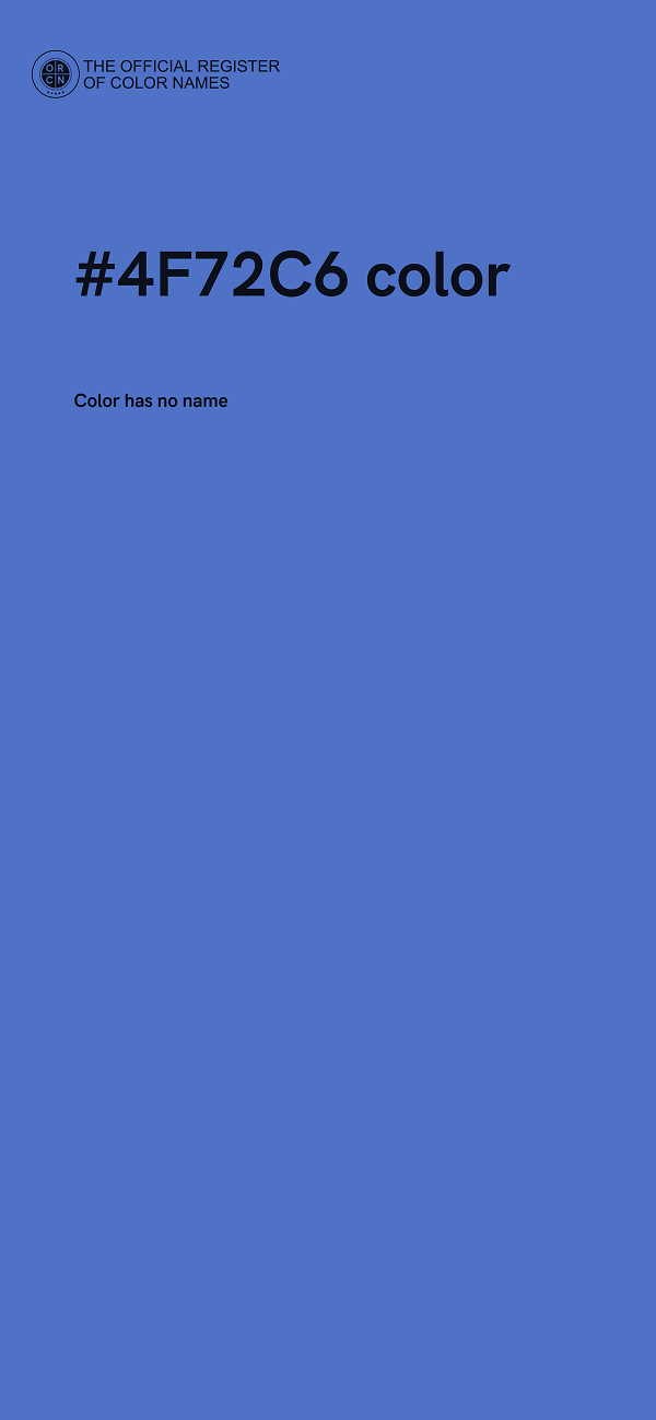#4F72C6 color image
