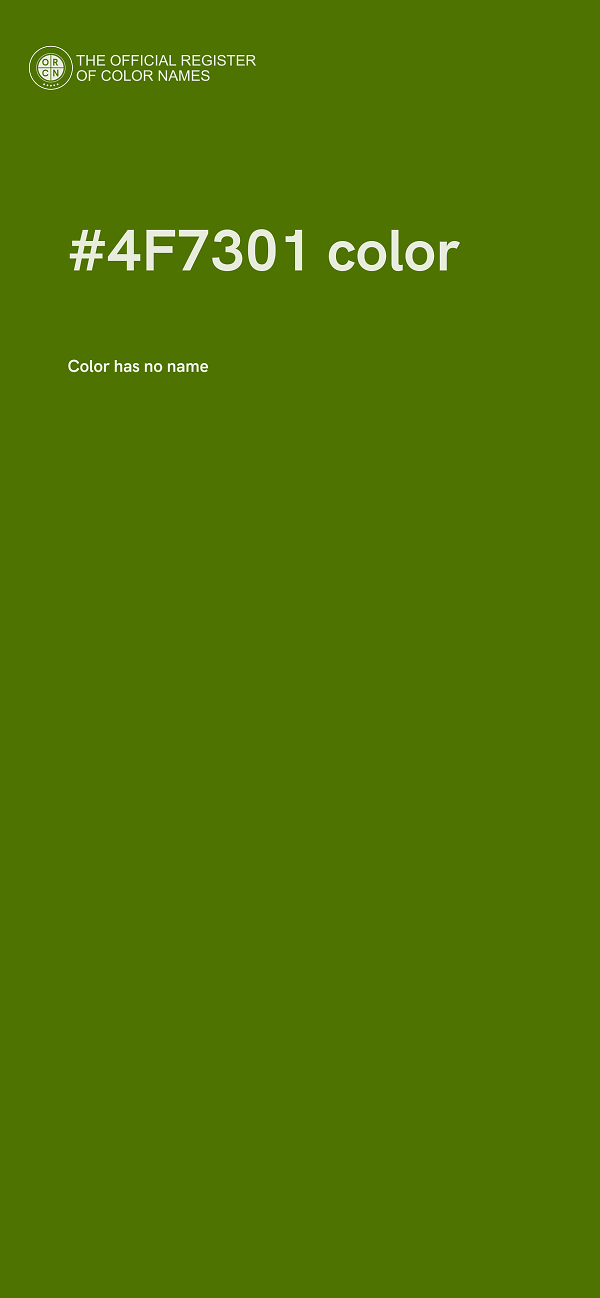 #4F7301 color image