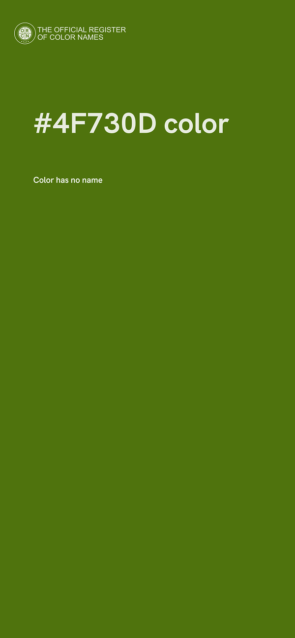#4F730D color image
