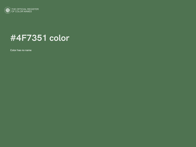 #4F7351 color image