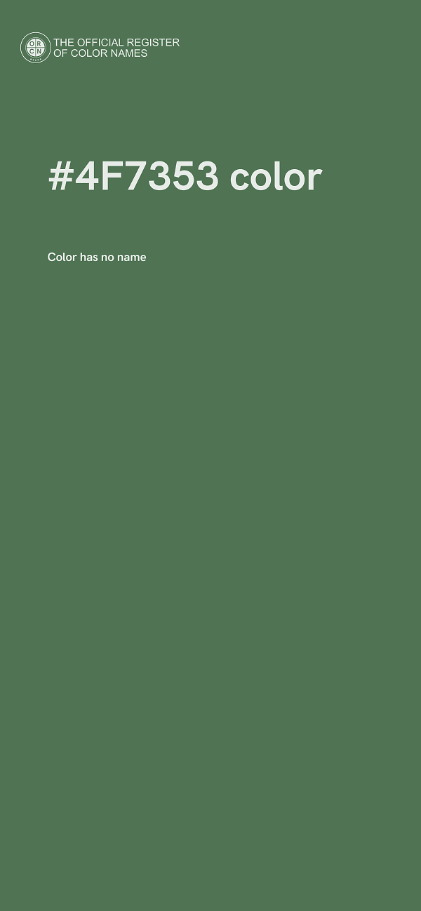#4F7353 color image