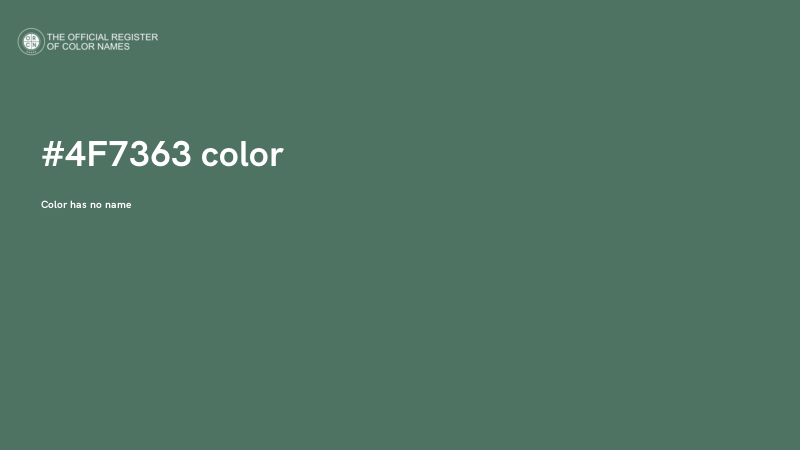#4F7363 color image