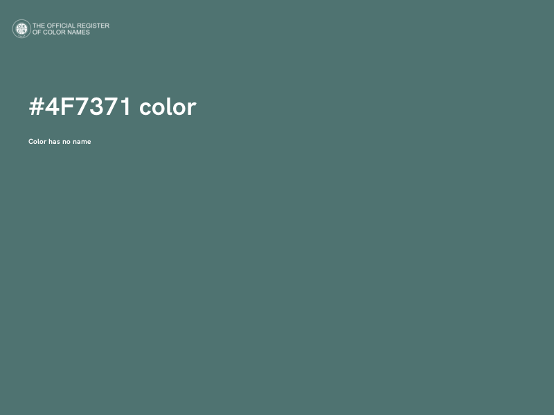 #4F7371 color image