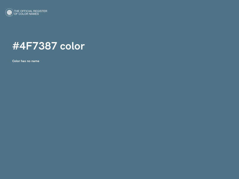 #4F7387 color image