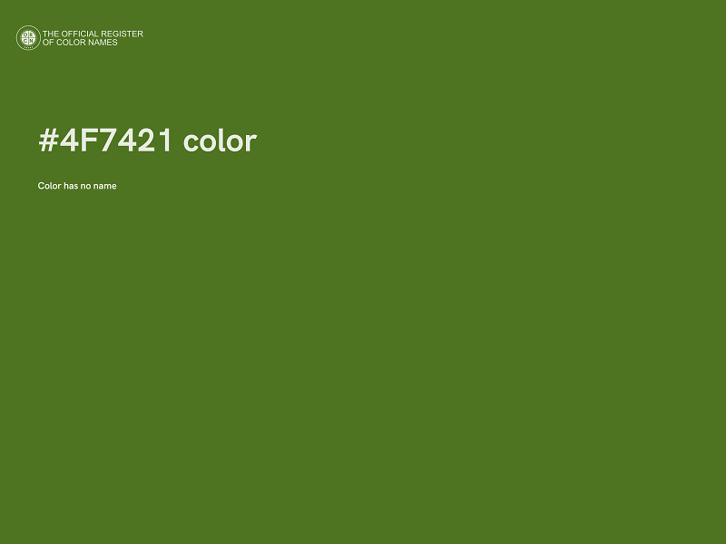 #4F7421 color image