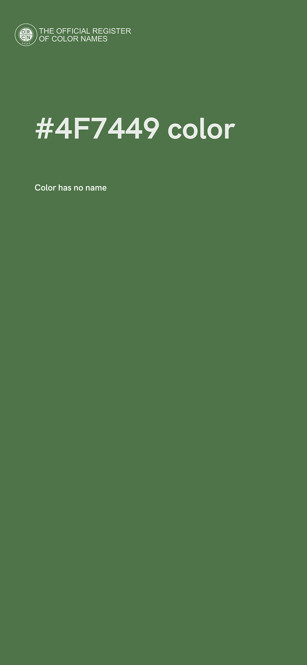 #4F7449 color image