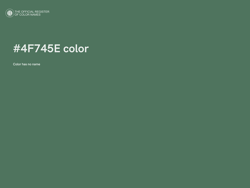 #4F745E color image