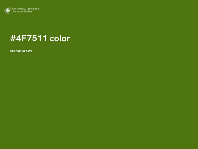 #4F7511 color image