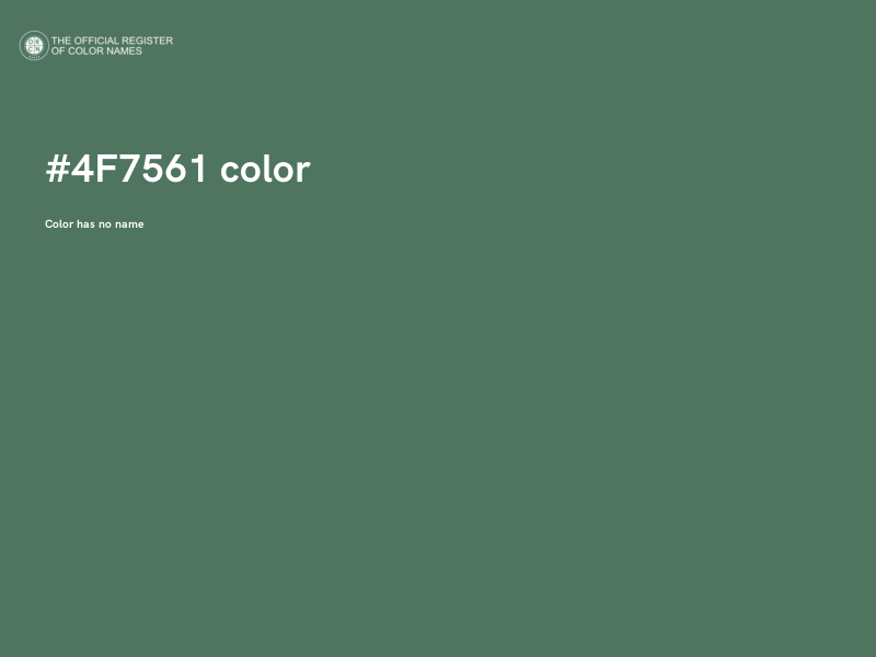 #4F7561 color image