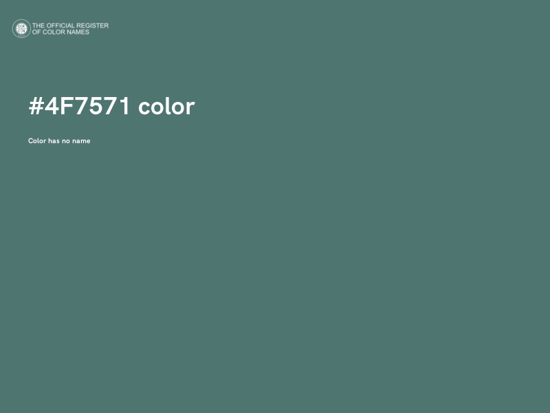 #4F7571 color image