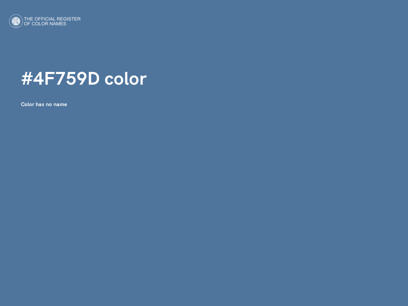 #4F759D color image