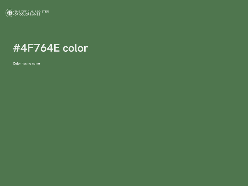 #4F764E color image