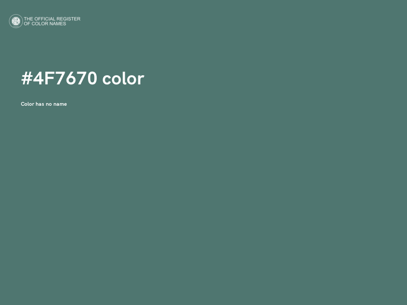 #4F7670 color image