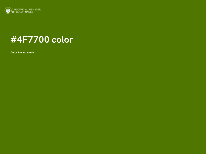 #4F7700 color image