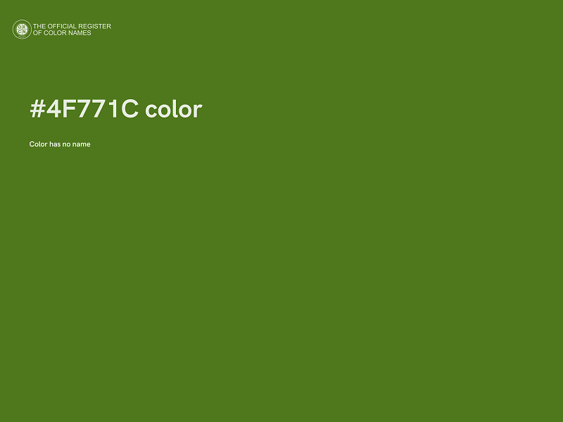 #4F771C color image