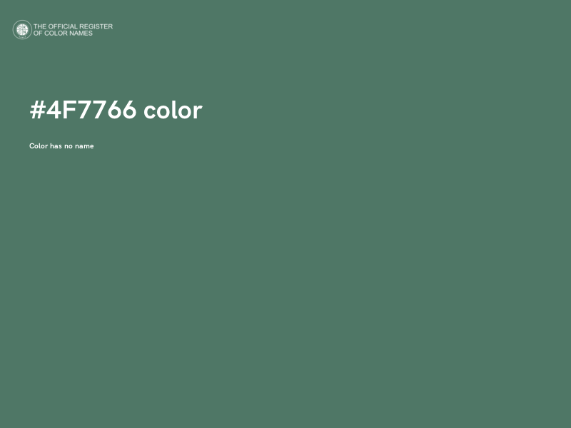 #4F7766 color image