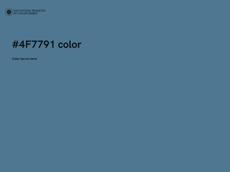 #4F7791 color image