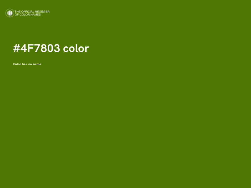 #4F7803 color image