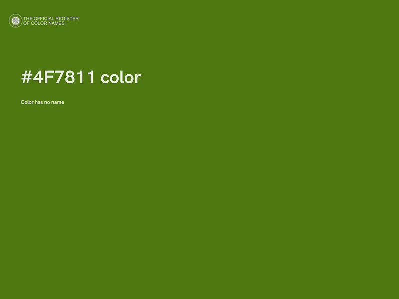 #4F7811 color image