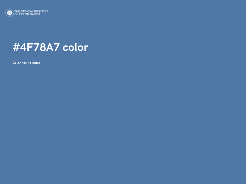 #4F78A7 color image