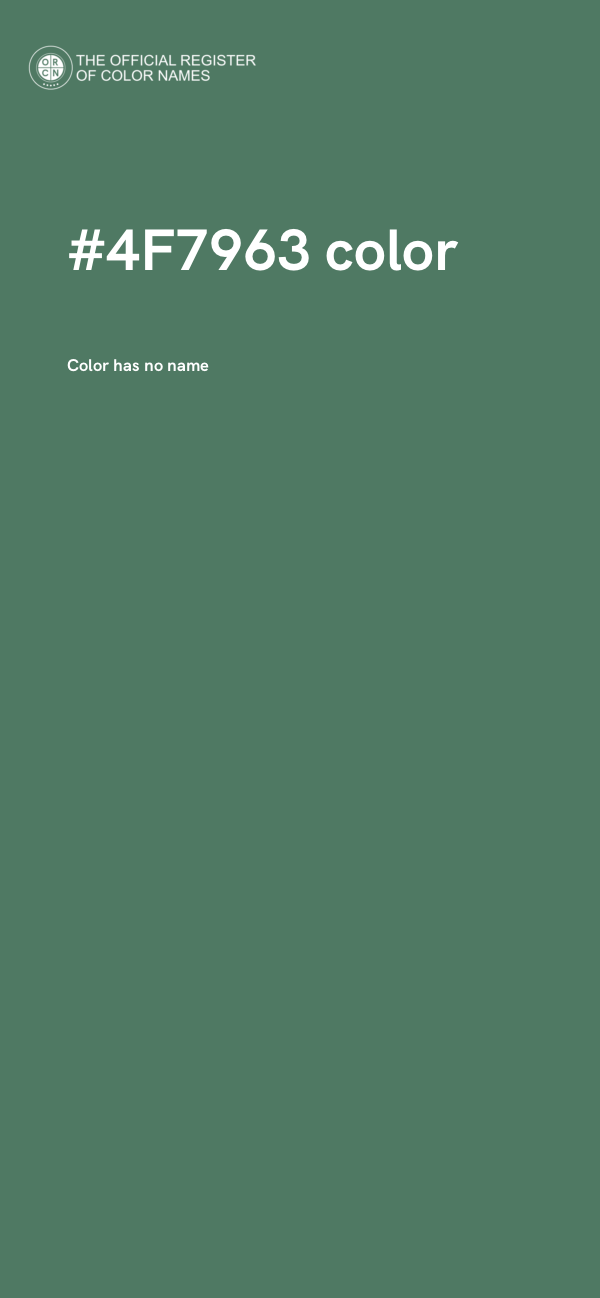 #4F7963 color image