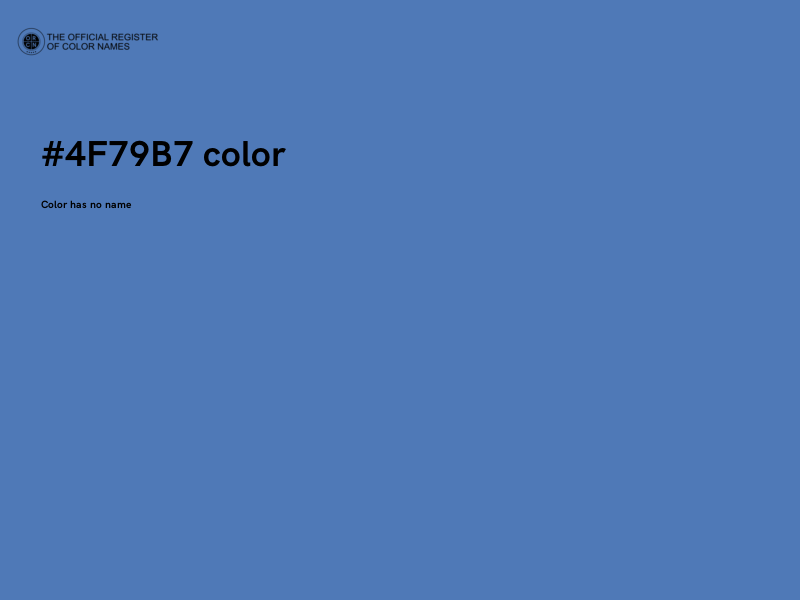#4F79B7 color image