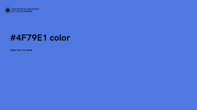 #4F79E1 color image