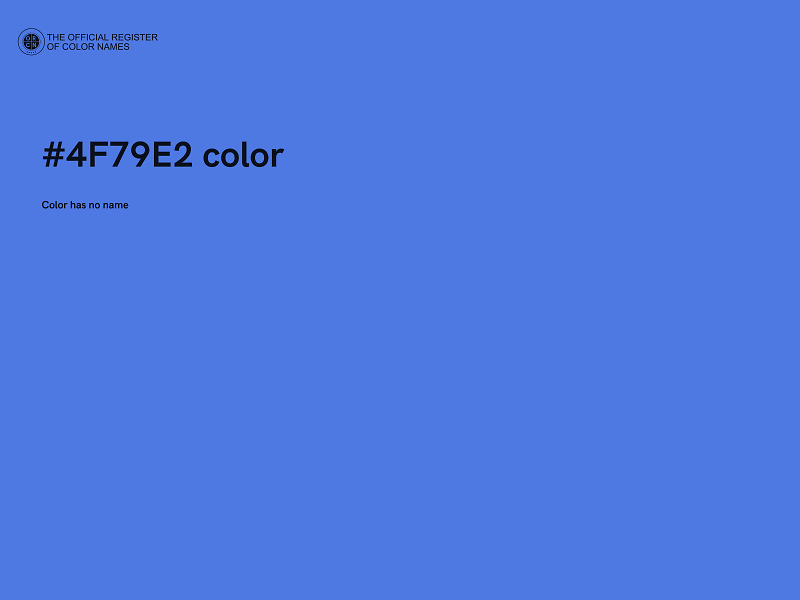 #4F79E2 color image