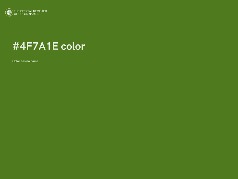 #4F7A1E color image