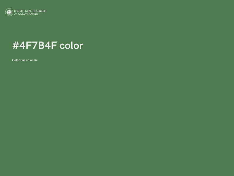 #4F7B4F color image